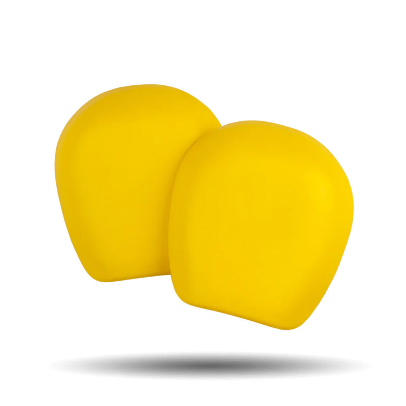 187 Killer Pads Replacement Knee Pads Caps in Yellow.