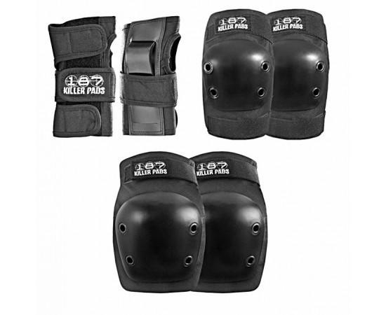 187 Killer Pads Six Pack black