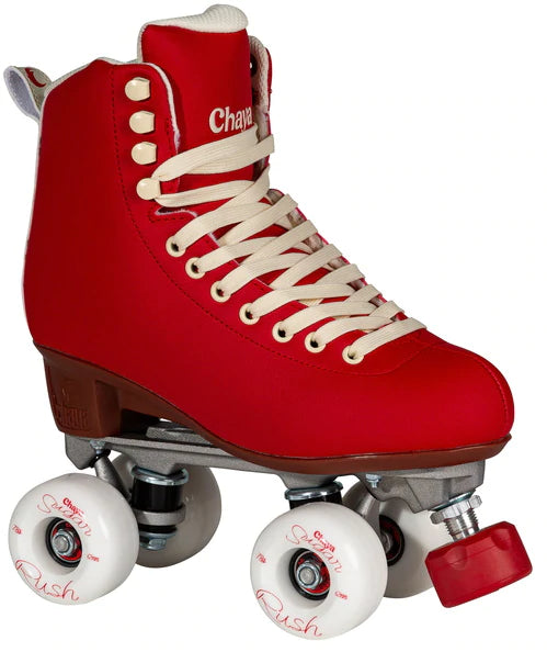 Style paired with comfort and performance. The Chaya Melrose Deluxe Ruby skate is a classic-elegant looking roller skate with superior comfort at an unbelievable price.