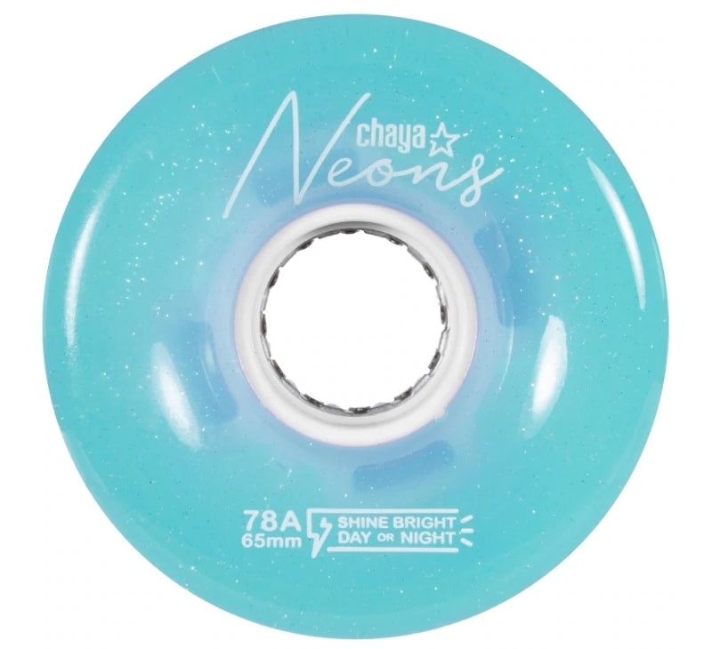 Chaya Neons Light Up Wheels in Blue.