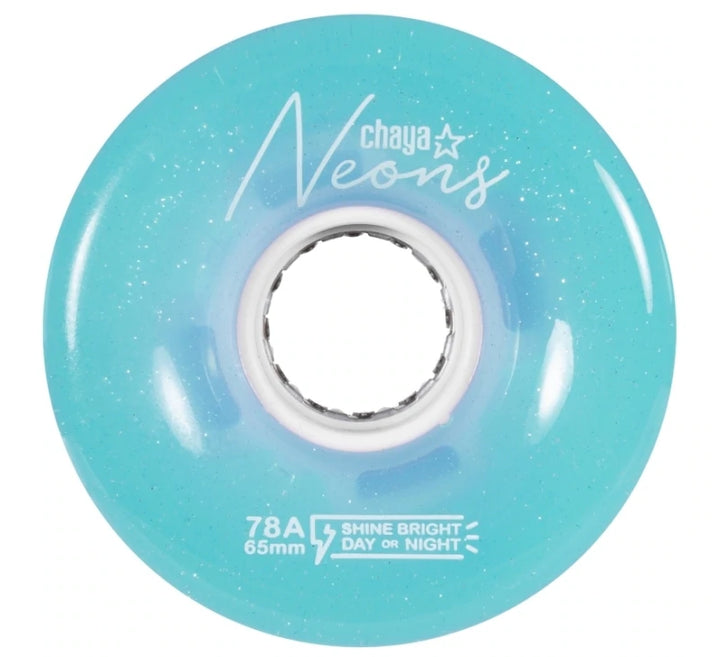 Chaya Neons Light Up Wheels in Blue.