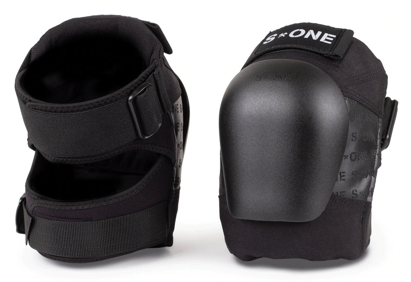 S-One Gen 4 Pro Knee pads in all black.