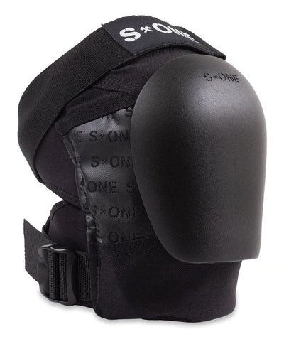 S-One Gen 4 Pro Knee pads in all black.