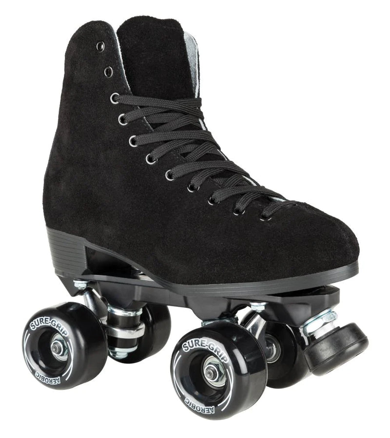 Sure-Grip Boardwalk roller skate in black.