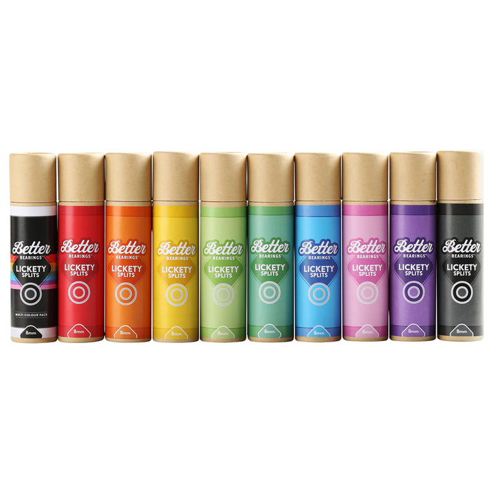 Better Bearings Lickety Splits available in 10 colours.
