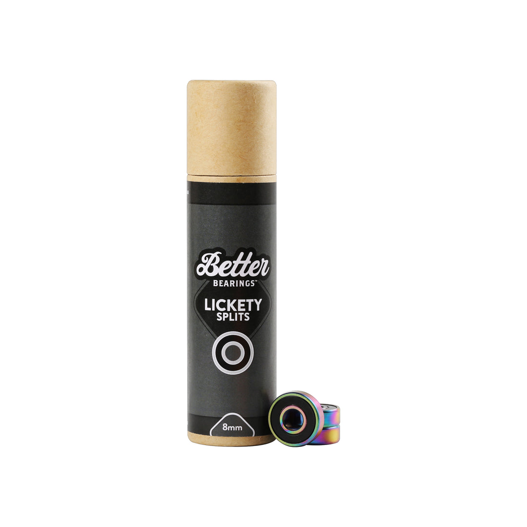 Better Bearings Lickety Splits bearings in Black.
