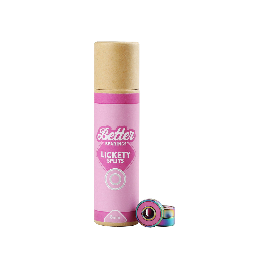 Better Bearings Lickety Splits bearings in Pink.