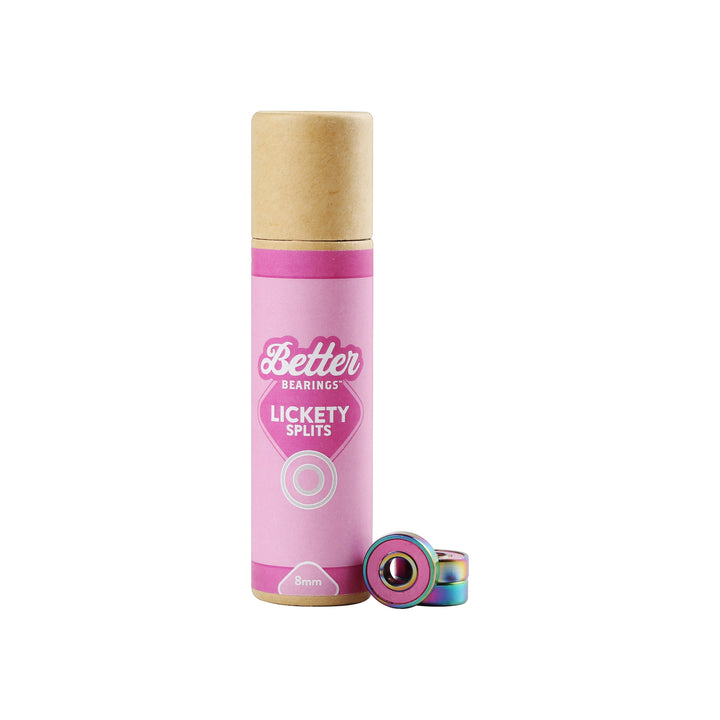 Better Bearings Lickety Splits bearings in Pink.