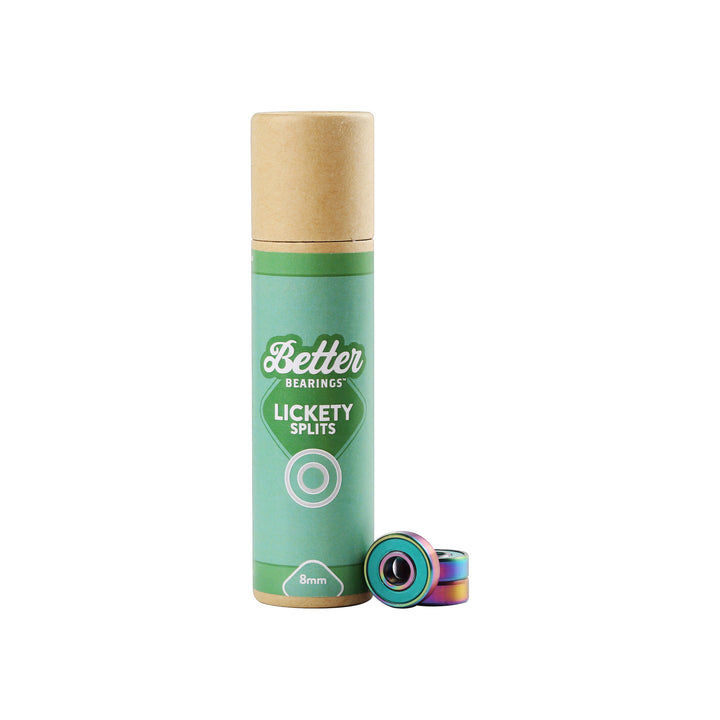 Better Bearings Lickety Splits bearings in Teal.