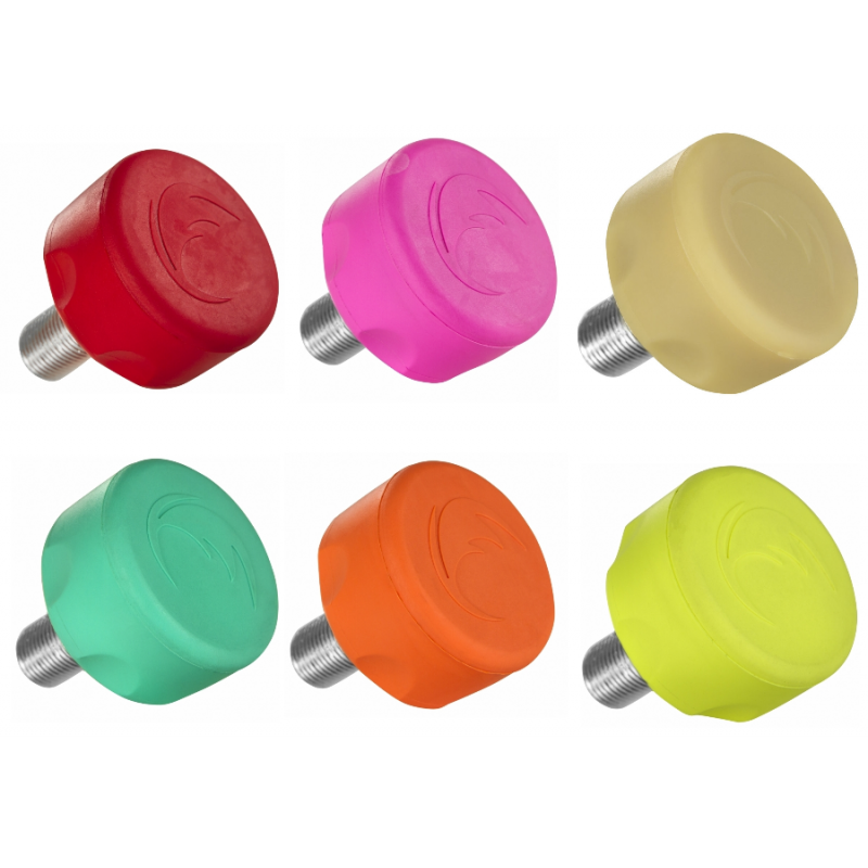 Chaya Cherry Bomb Toe Stops in red, pink, natural, teal, orange and yellow.