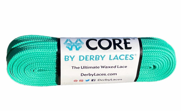 Derby Laces in Aquamarine.