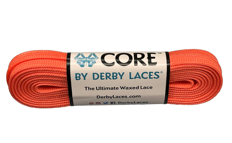 Derby Laces in Coral.