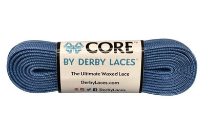 Derby Laces in Denim Blue. 