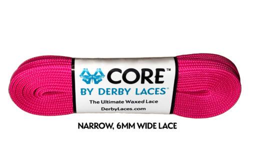 Derby Laces in Hot Magenta.