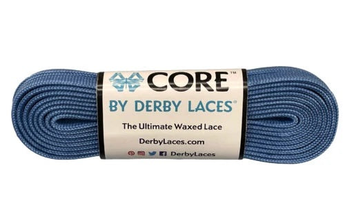 Derby Laces in Denim Blue.
