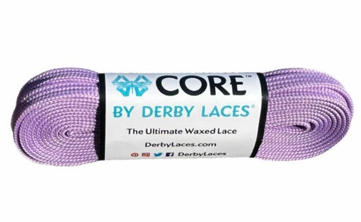 Derby Laces in Lavender.