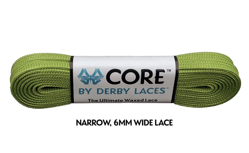 Derby Laces in Olive Green.