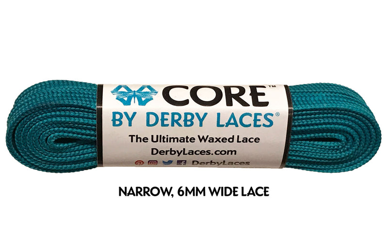 Derby Laces in Teal. 