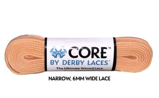 Derby Laces in Peach.