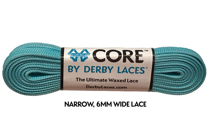 Derby Laces Core in Aqua Spray.