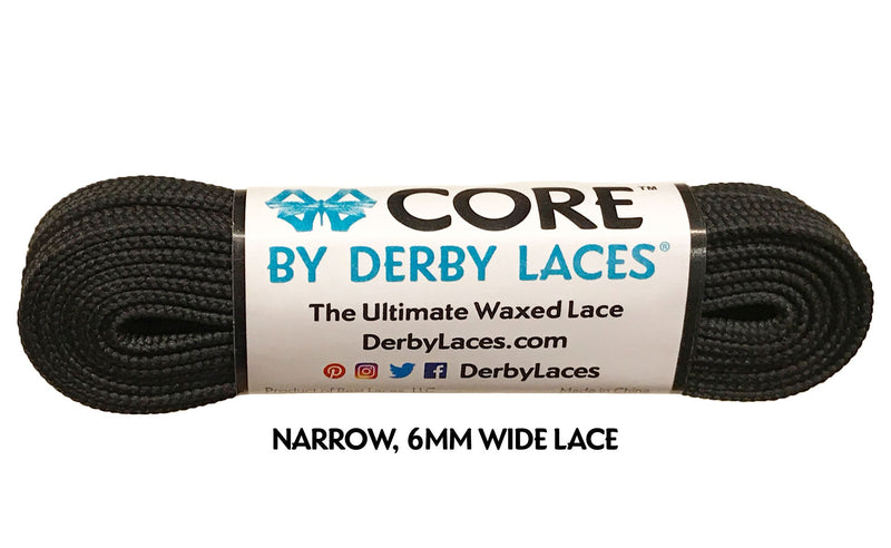 Derby Laces Core in Black.