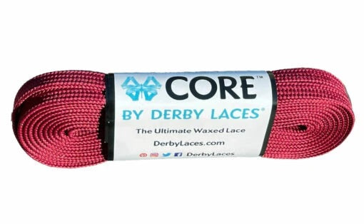 Derby Laces Core in Cardinal Red.