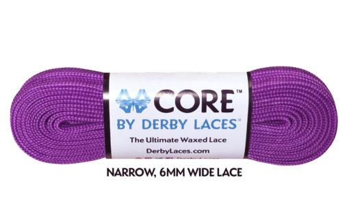 Derby Laces Core in Grape Purple.