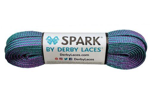 Derby Laces Spark roller skate laces in Mermaid.
