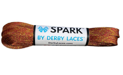 Derby Laces Spark roller skate laces in Sunburst.