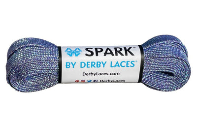 Derby Laces Spark roller skate laces in Arctic Mirage.