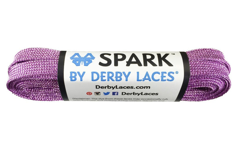 Derby Laces Spark roller skate laces in Lilac.