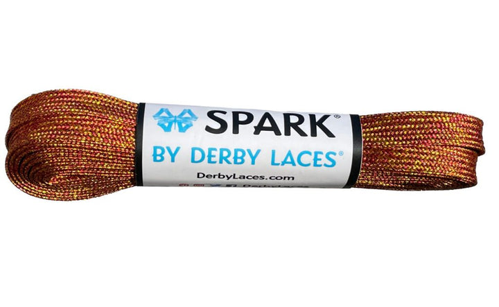 Derby Laces Spark roller skate laces in Sunburst.