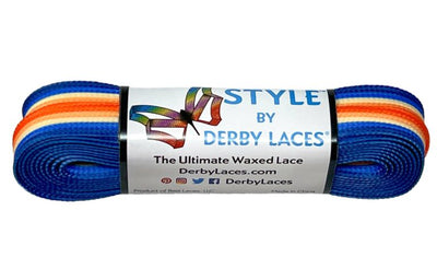 Derby Laces Style roller skate laces in Desert Sunset.