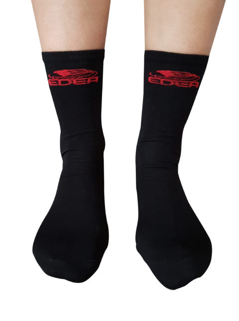 Edea socks in black.
