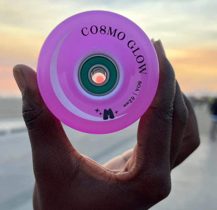 Moxi cosmo glow wheels. 