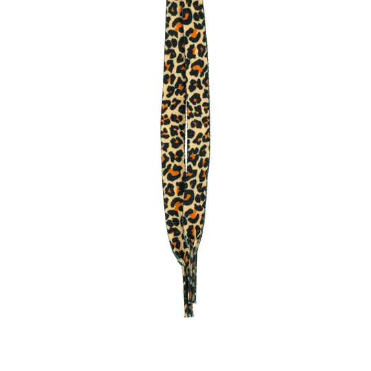 Moxi Roller Skates x Derby Laces in leopard.