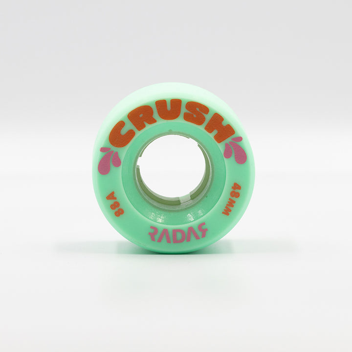 Radar Crush wheel in Seafoam green.