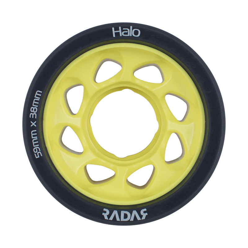 Radar Halo wheels in yellow.