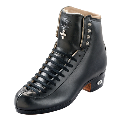 Riedell 336 roller skate boots in black.
