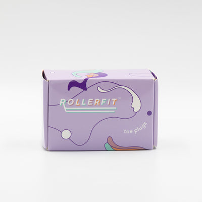 The RollerFit Toe Plugs for dance skating box.