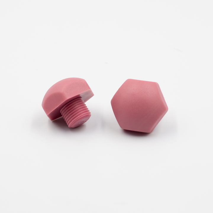 RollerFit toe jam plug in sunset pink.
