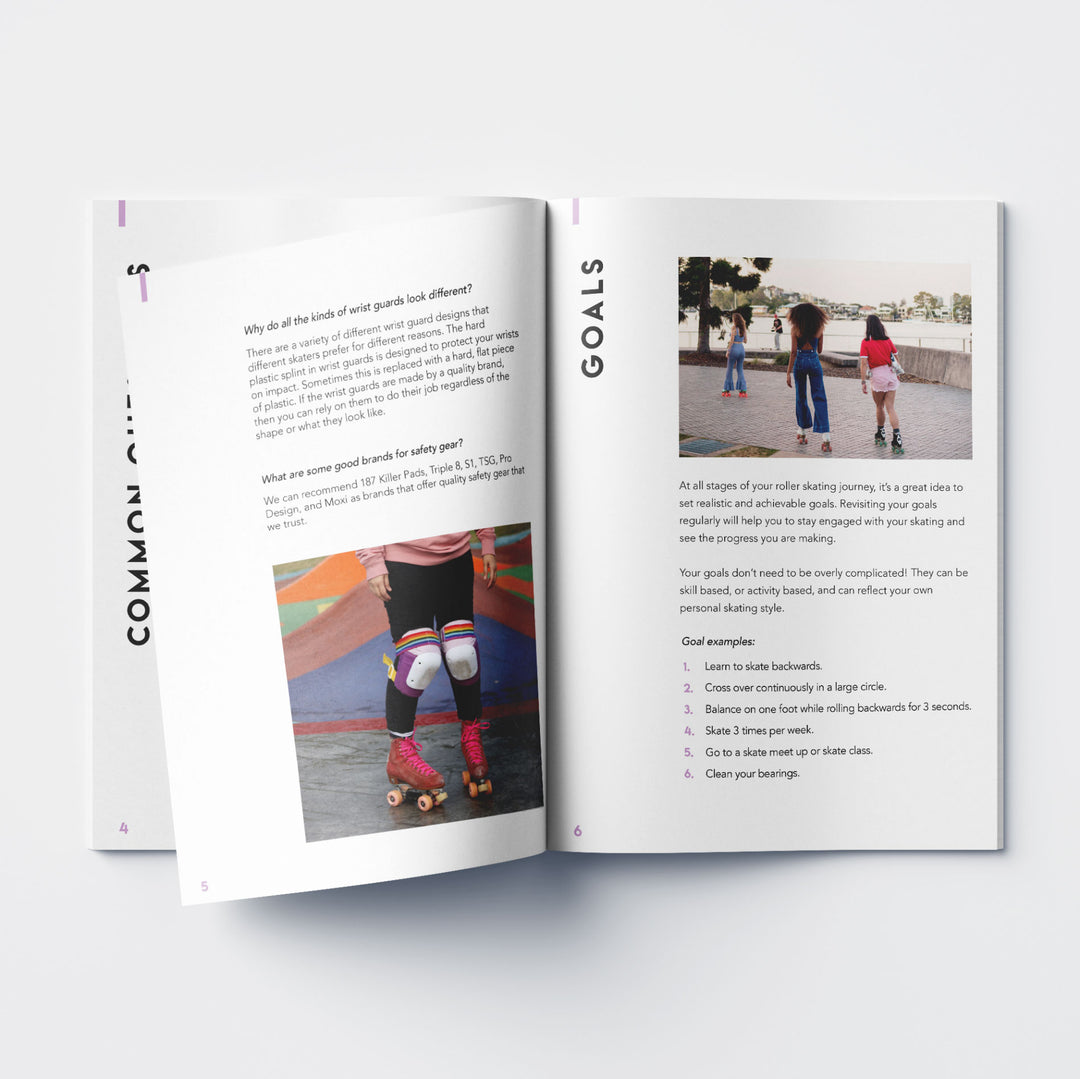 RollerFit Learn to Skate Beginner Plus Program pdf booklet.