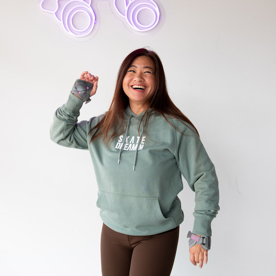 Stay snug in the RollerFit Skate Dreamin hoodie this winter.