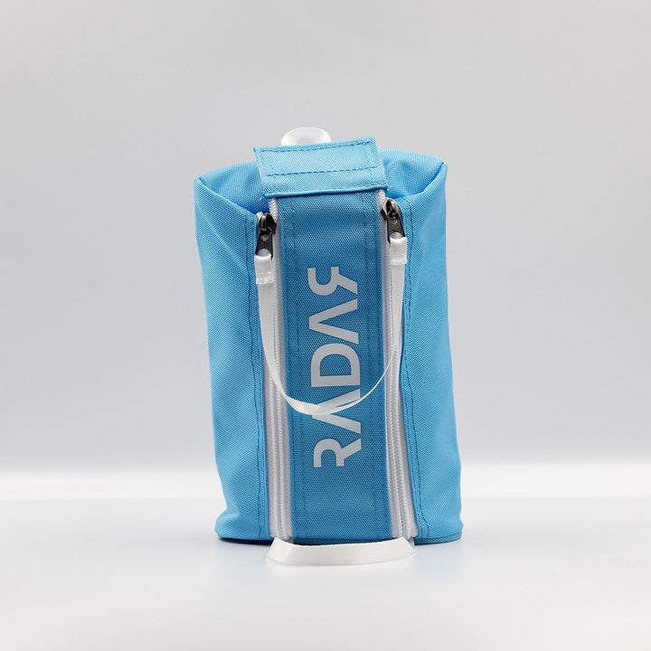 Radar Wheel Bag in blue.