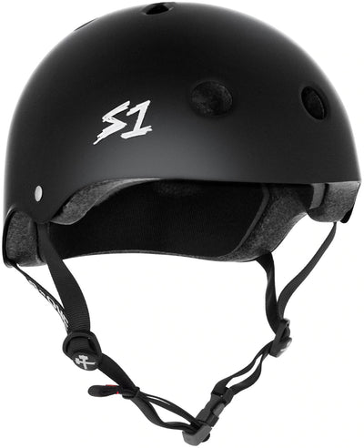 S-One Mega Lifer helmet in black matte.