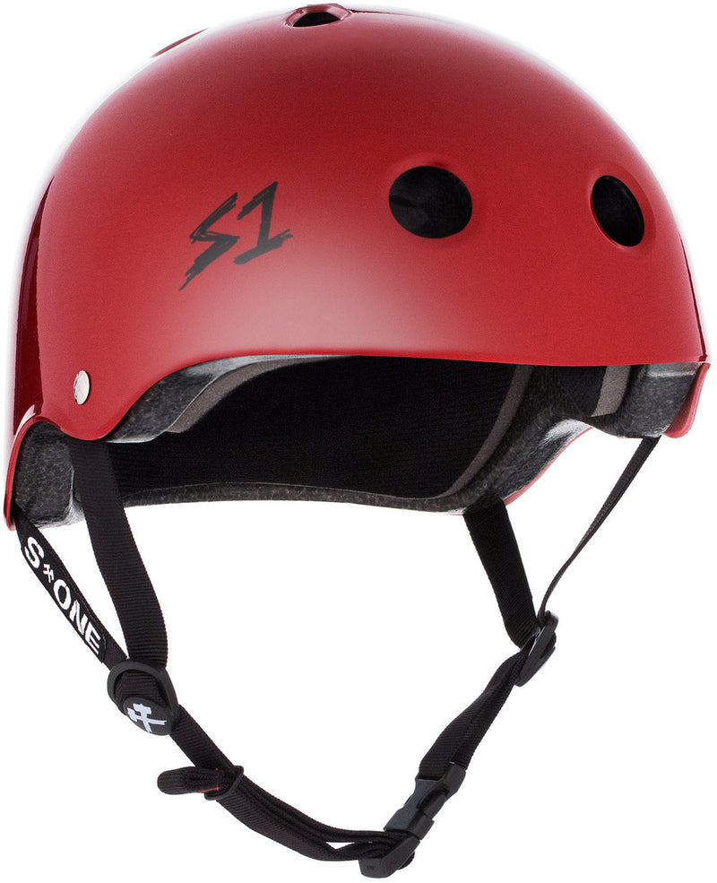 S-One Mega Lifer helmet in blood red gloss.