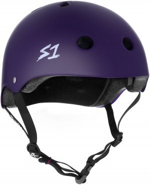 S-One Mega Lifer helmet in purple matte.