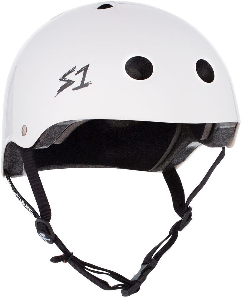 S-One Mega Lifer helmet in white gloss.