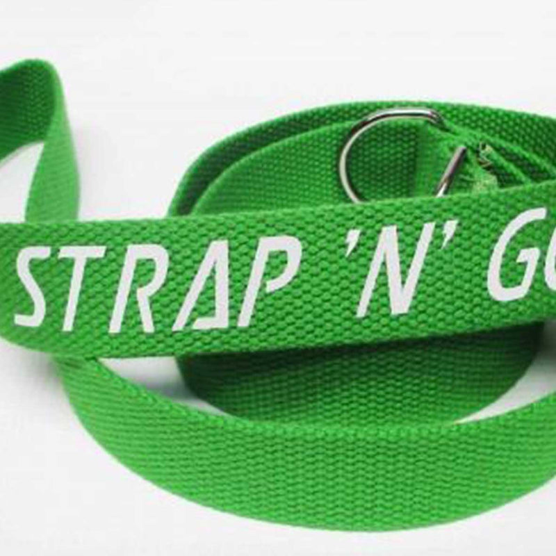 Strap N Go roller skate leash in green.